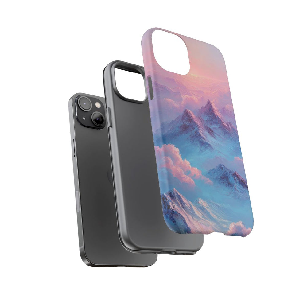 Dromerige Roze en Blauwe Bergen