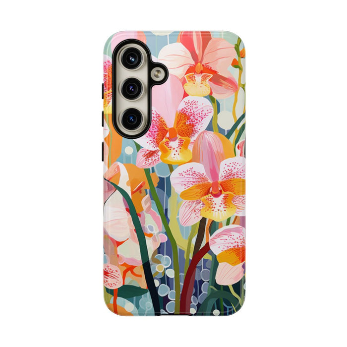 Kleurrijke Orchideeën Illustratie