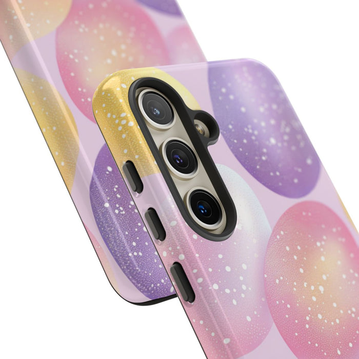 Pastelkleurige Glitter Paaseieren Patroon