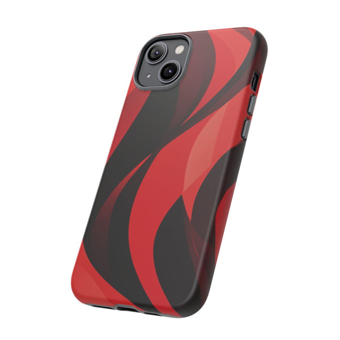 Modern Rood Golfpatroon