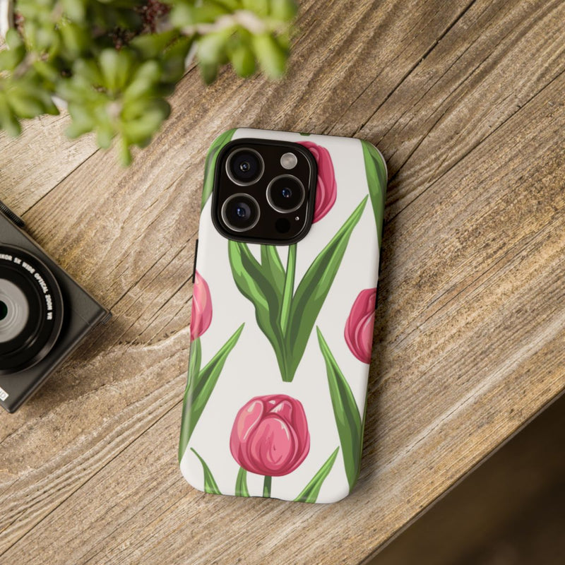 Roze Tulp Bloemenpatroon