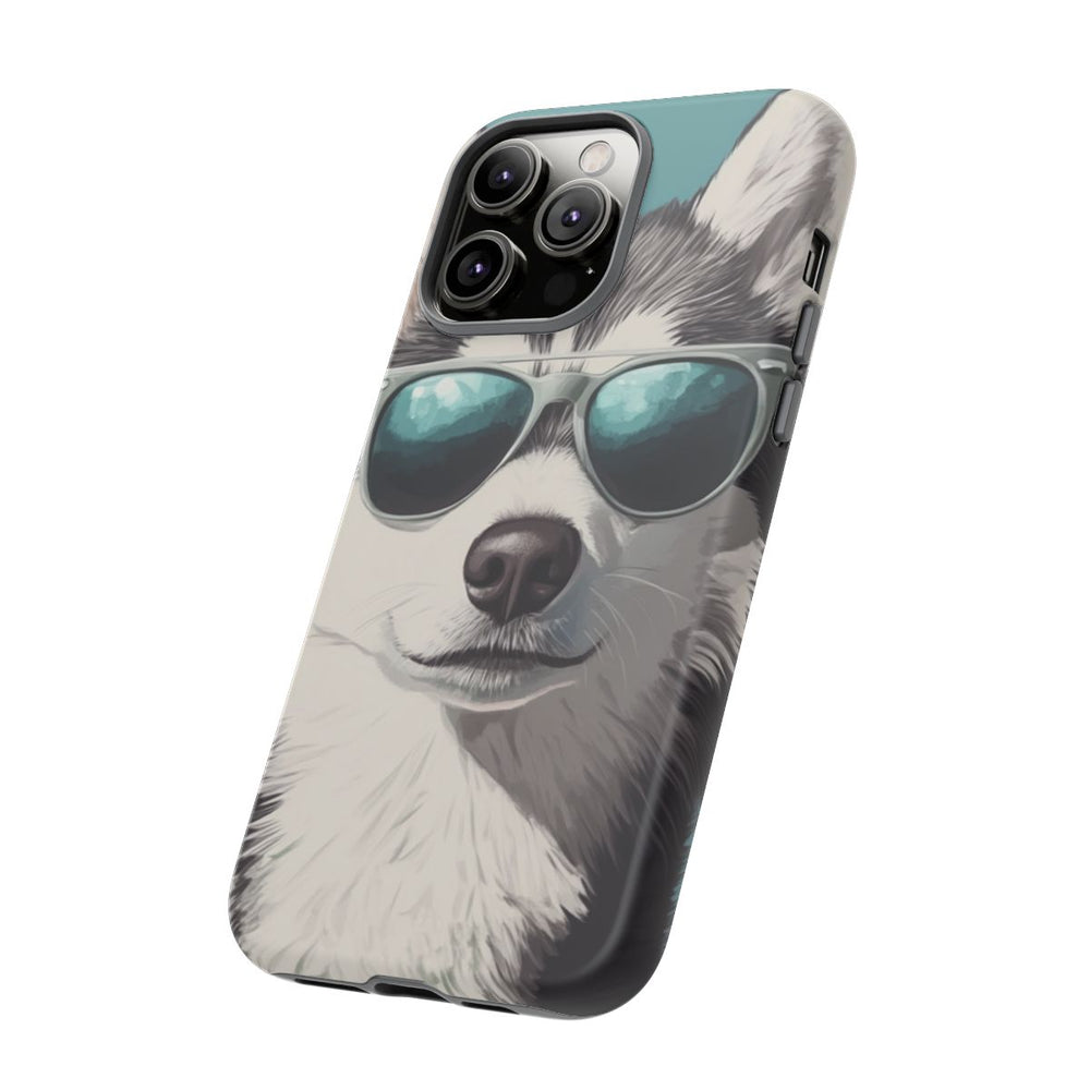 Stoere Husky met Zonnebril