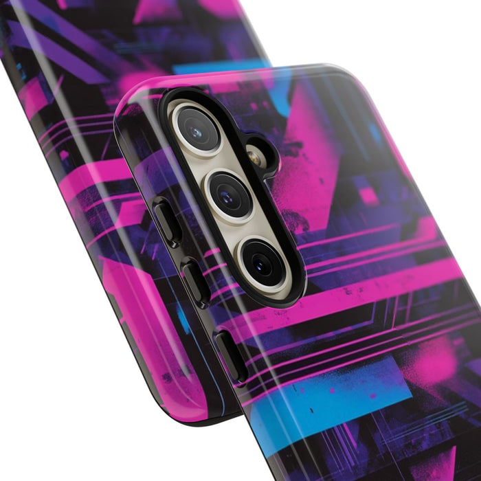 Neon Geometrisch Abstract Patroon