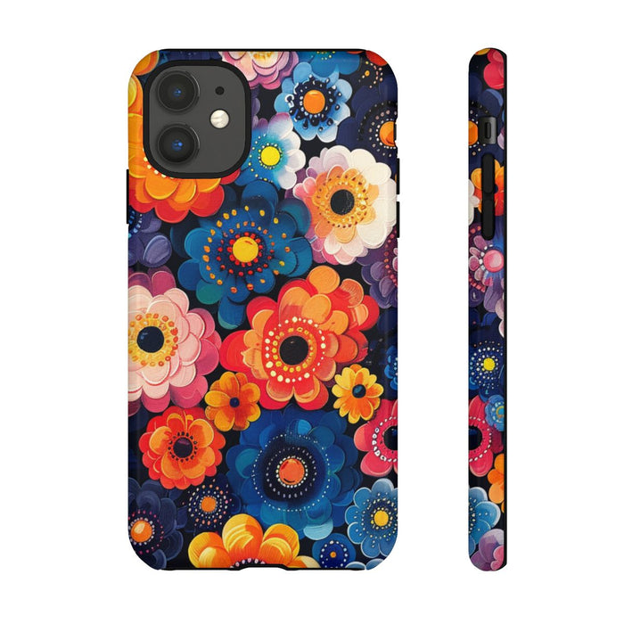 Levendig Abstract Bloemenpatroon