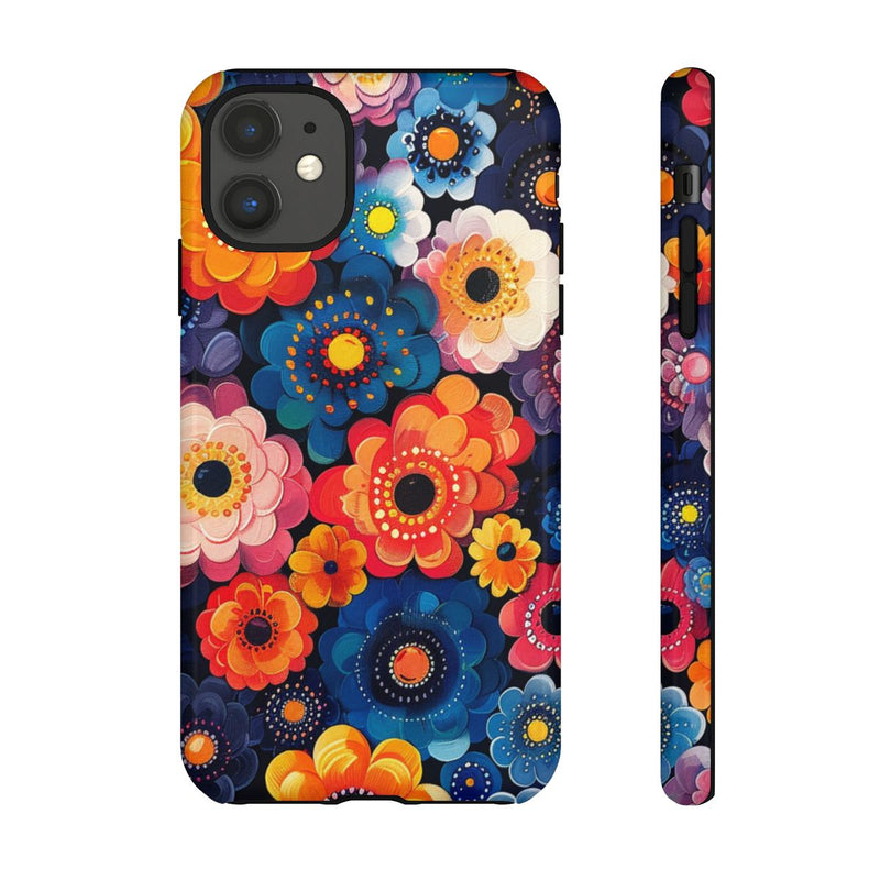 Levendig Abstract Bloemenpatroon