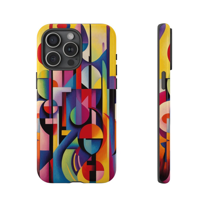 Abstracte Geometrische Vormen met Heldere Kleuren
