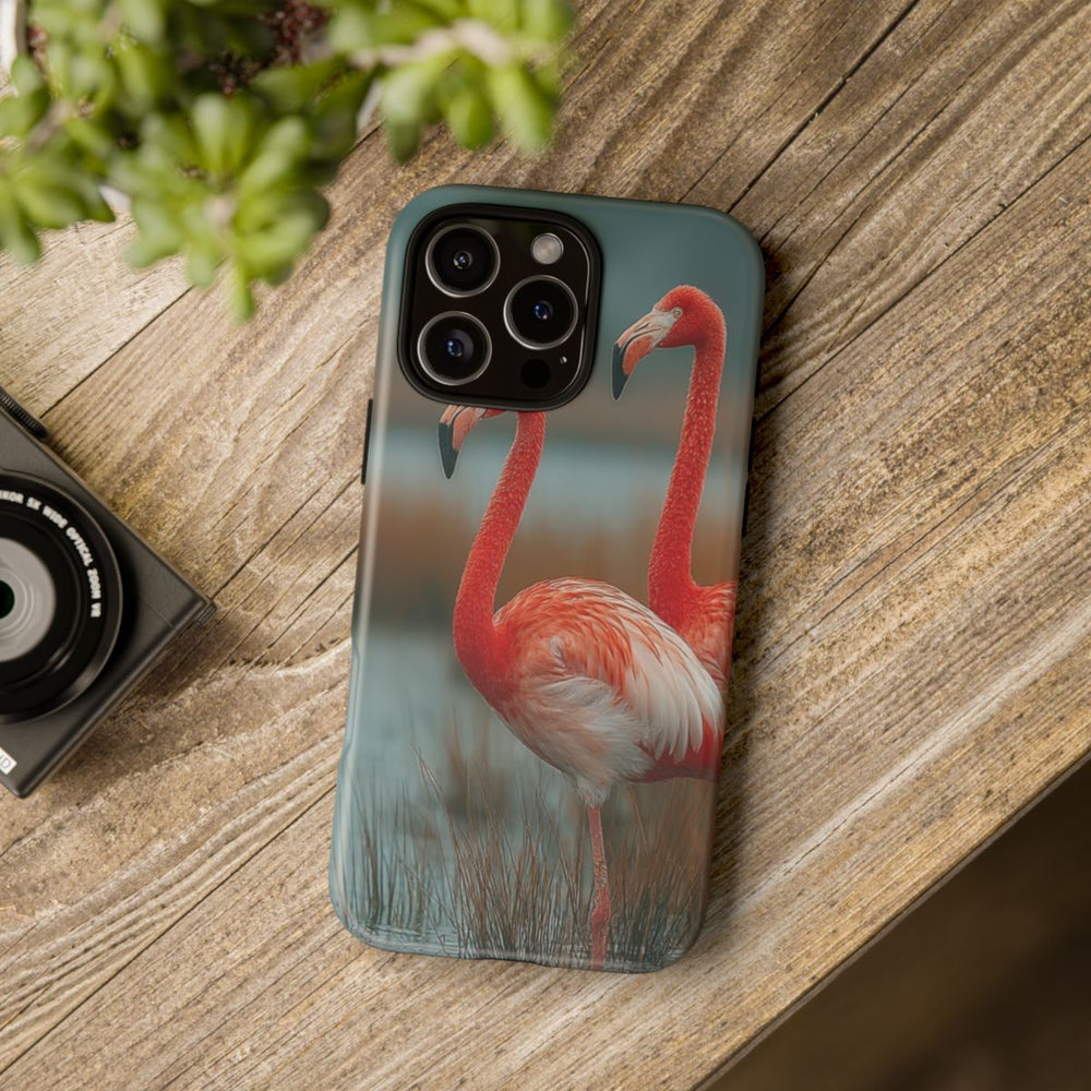 Flamingo’s in Moerasscène