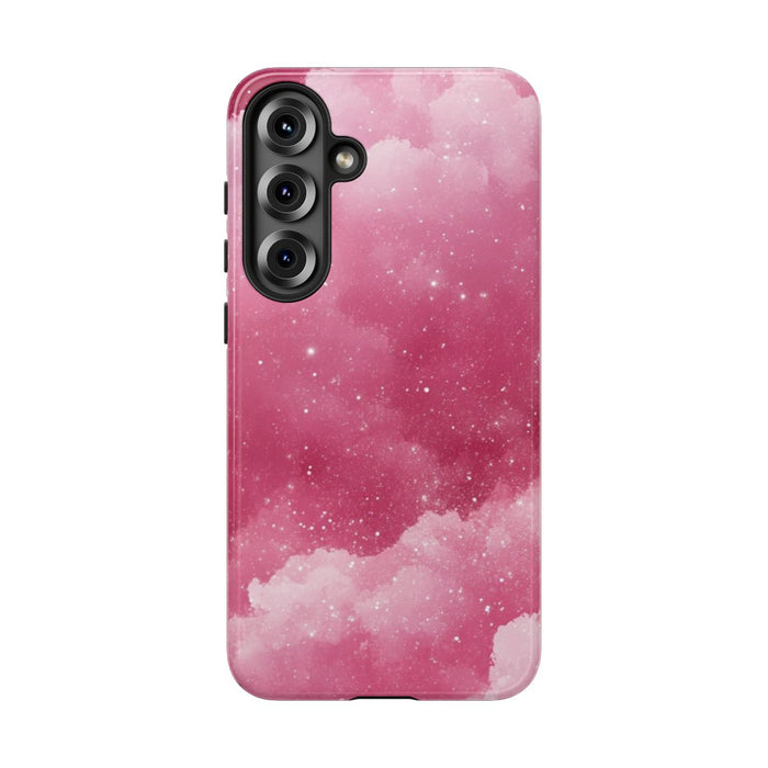 Roze Glitterwolkenpatroon