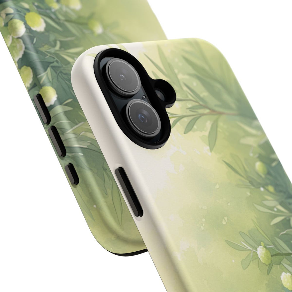 Groene Botanische Waterverf Illustratie