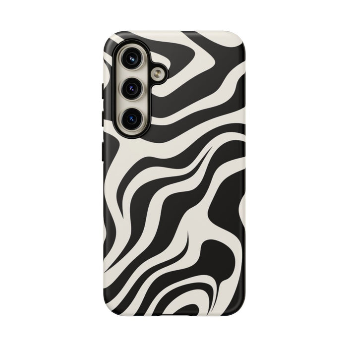 Zwart-Wit Abstract Zebra-Patroon