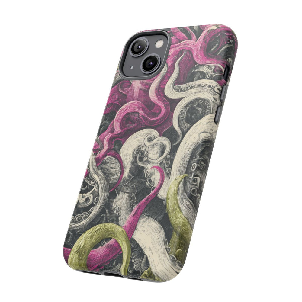 Gedetailleerd Tentakelpatroon met Wervelende Swirls