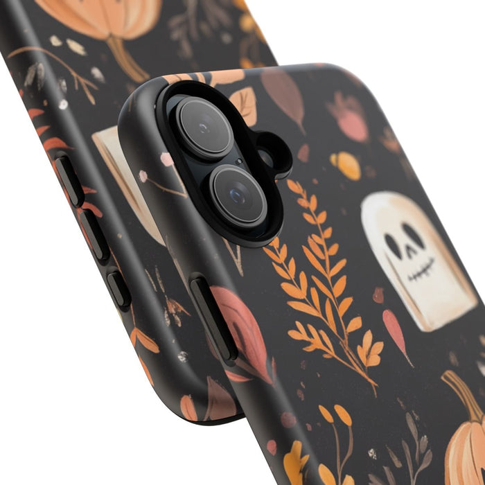 Halloween Pompoen- en Spookmotief