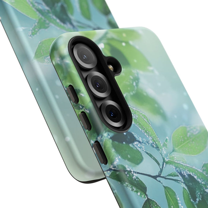 Frisse Groene Bladeren met Licht Bokeh