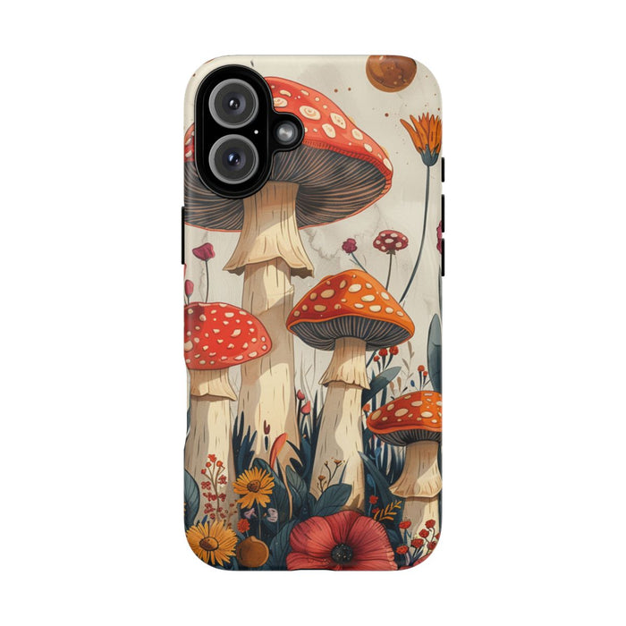 Vrolijke Paddenstoelen en Bloemen