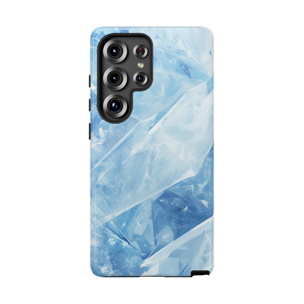 Blauwe IJstextuur