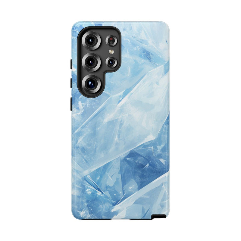 Blauwe IJstextuur