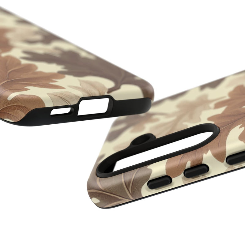Eikenbladerenpatroon in Neutrale Kleuren