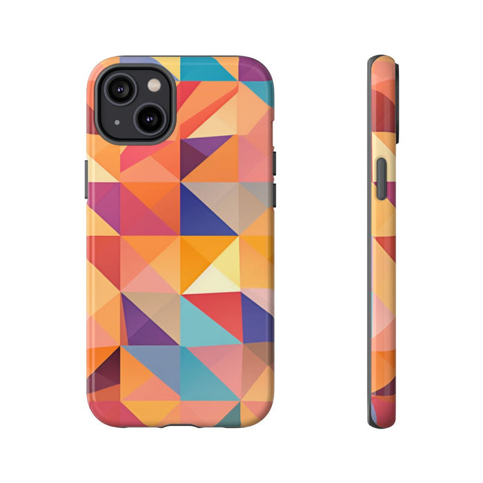 Kleurrijk Geometrisch Hoekpatroon
