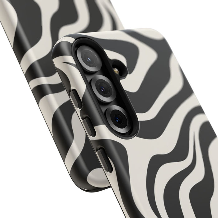 Zwart-Wit Abstract Zebra-Patroon