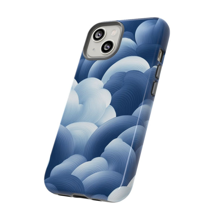 Blauw-Wit Wolkenpatroon