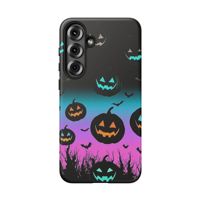 Gloeiende Halloween Pompoenen en Vleermuizen