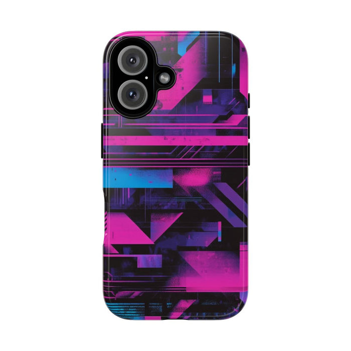 Neon Geometrisch Abstract Patroon