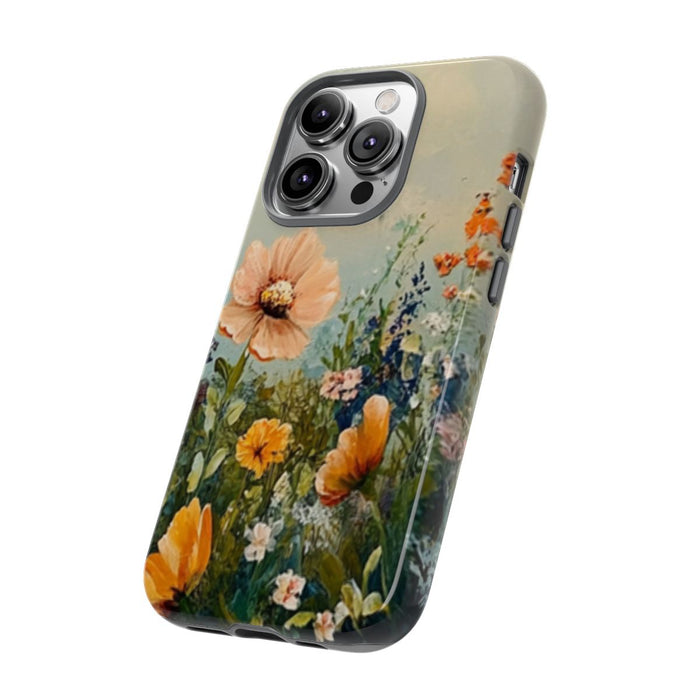 Schildering van Wildbloemenveld