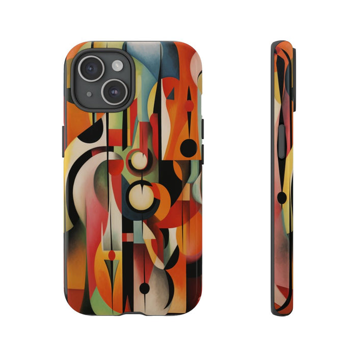 Abstracte Geometrische Vormen in Warme Kleuren
