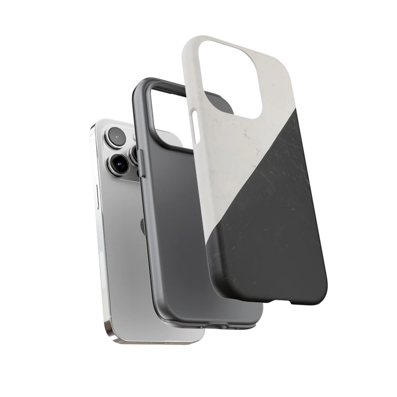 Zwart-Wit Driehoek Vlag Ontwerp