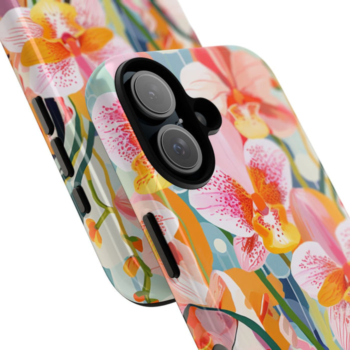 Kleurrijke Orchideeën Illustratie