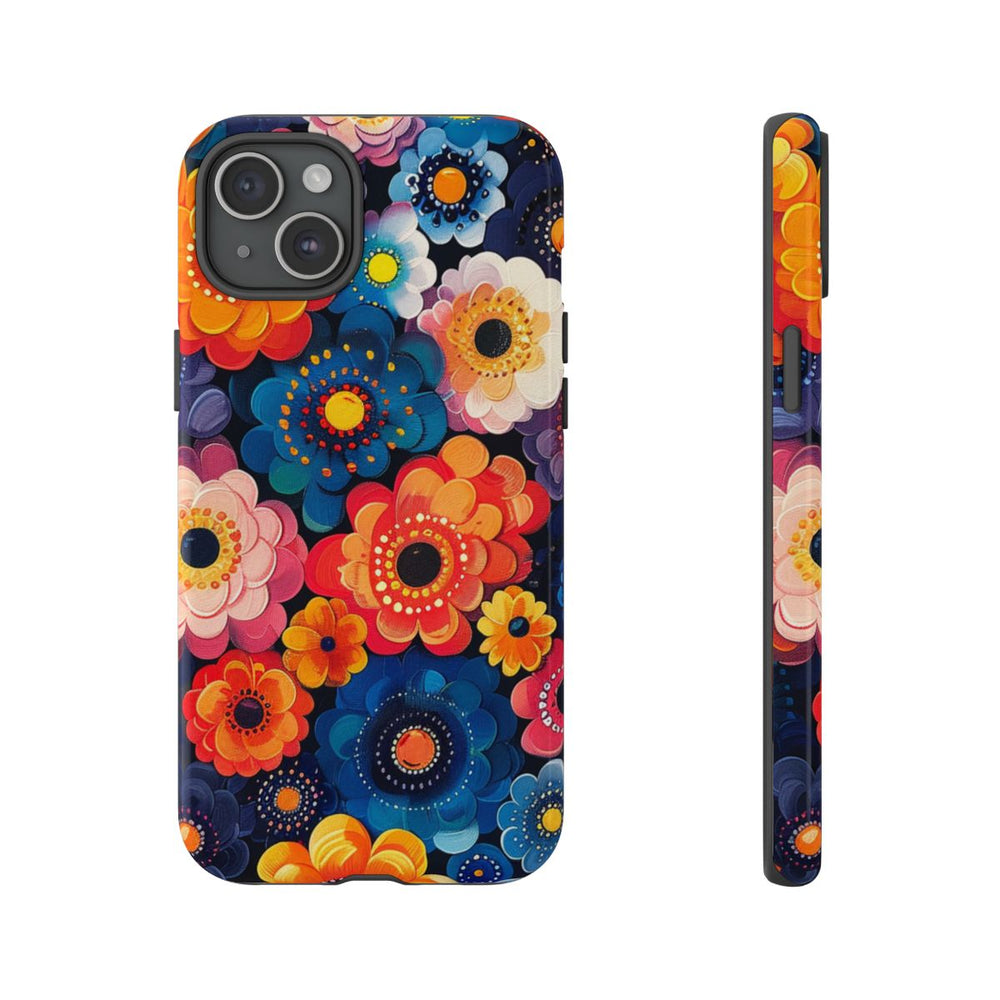 Levendig Abstract Bloemenpatroon