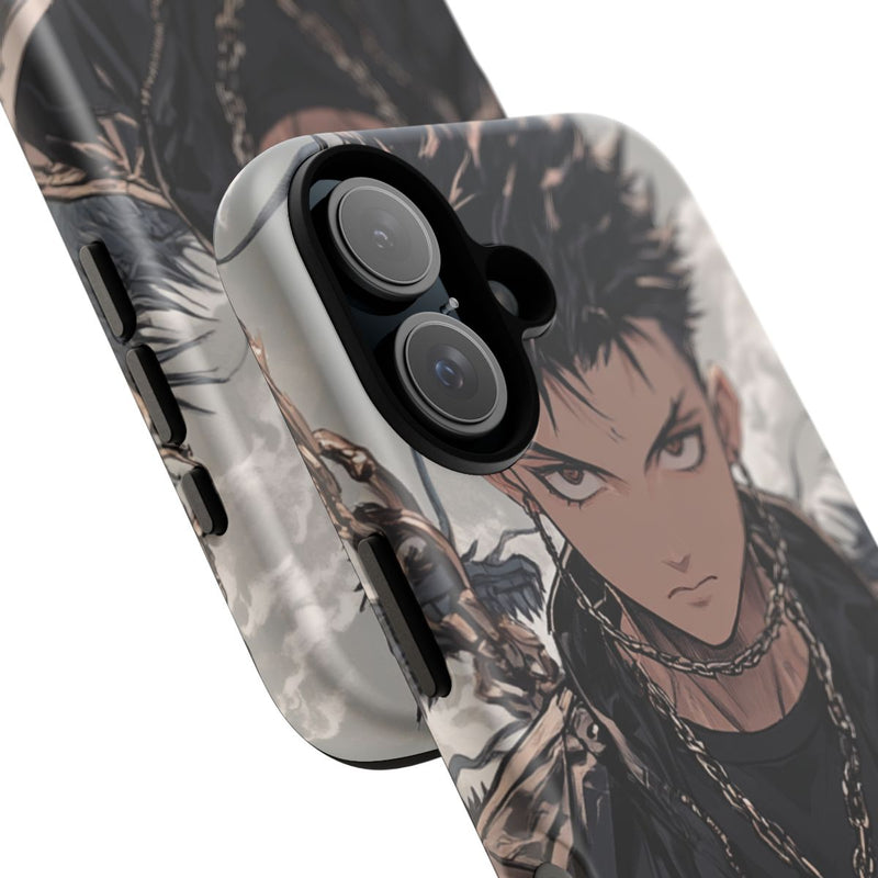 Anime Strijder met Zwaard en Draakkettingen