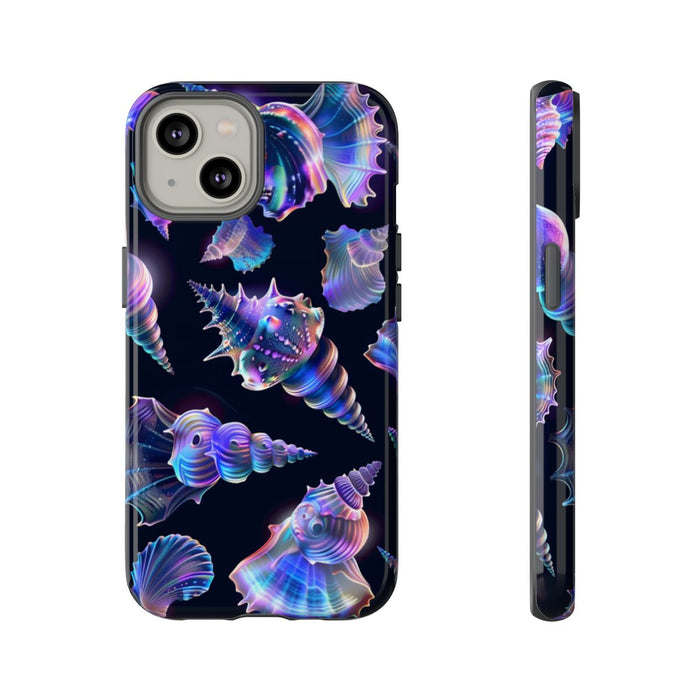 Neon Pastel Schelpenpatroon