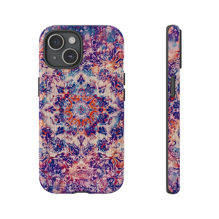 Gedetailleerd Psychedelisch Oosters Tapijtpatroon