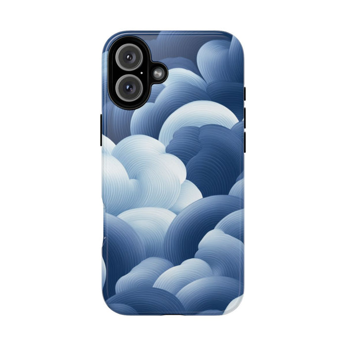 Blauw-Wit Wolkenpatroon
