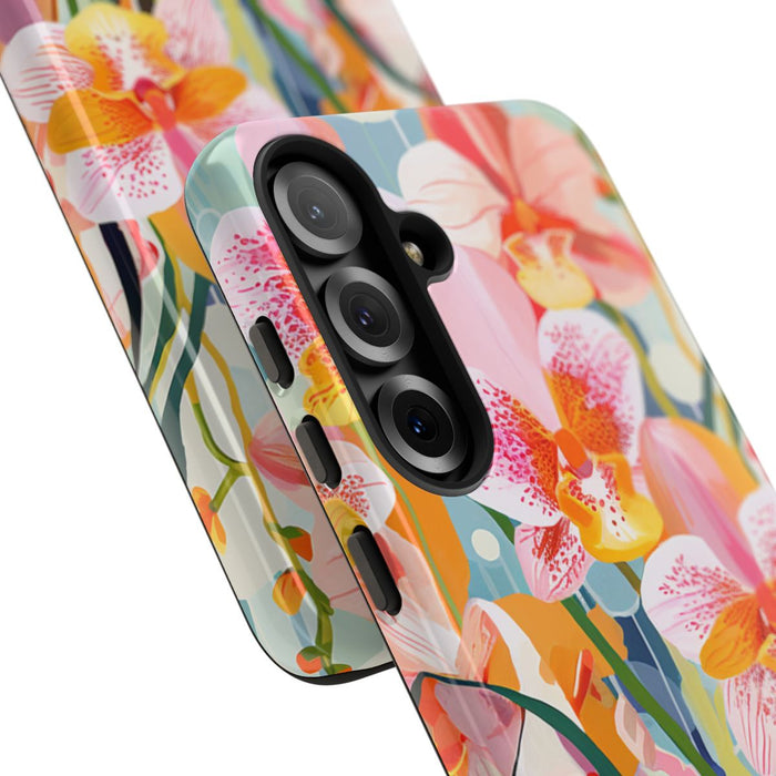 Kleurrijke Orchideeën Illustratie