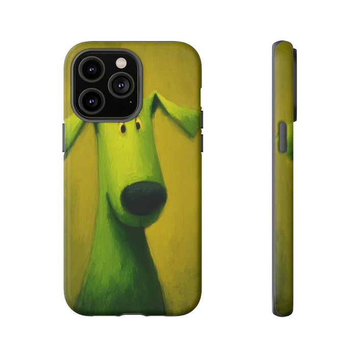 Groene Hond Mat Sterk Hoesje