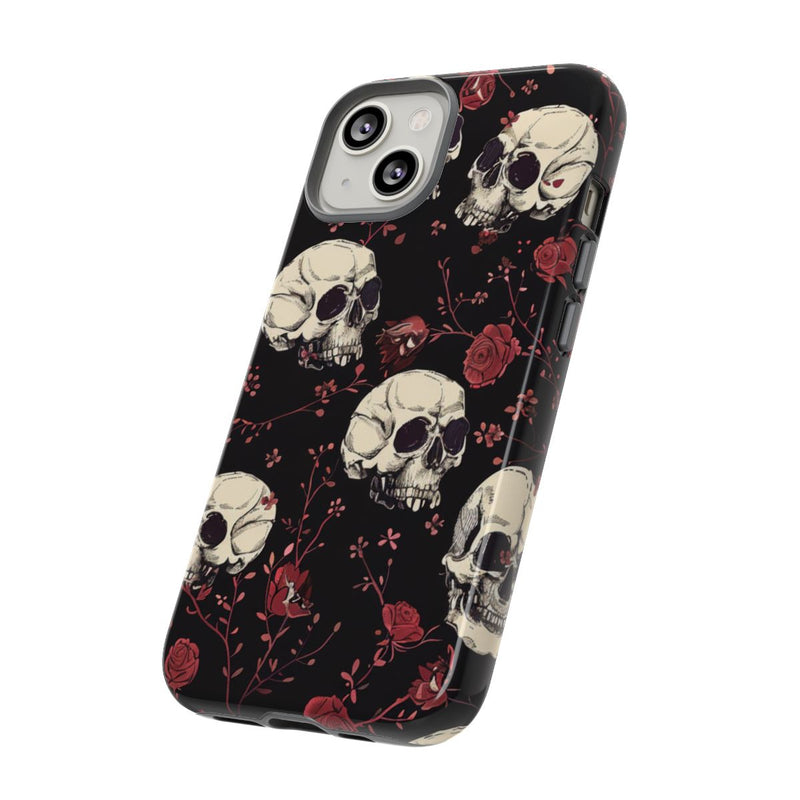 Schedels en Rode Rozenpatroon