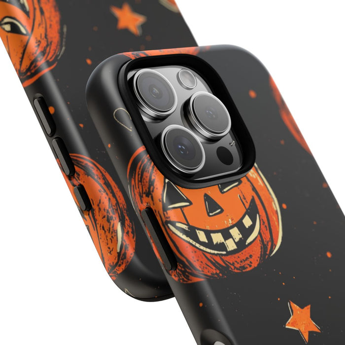 Grunge Halloween Pompoenenpatroon
