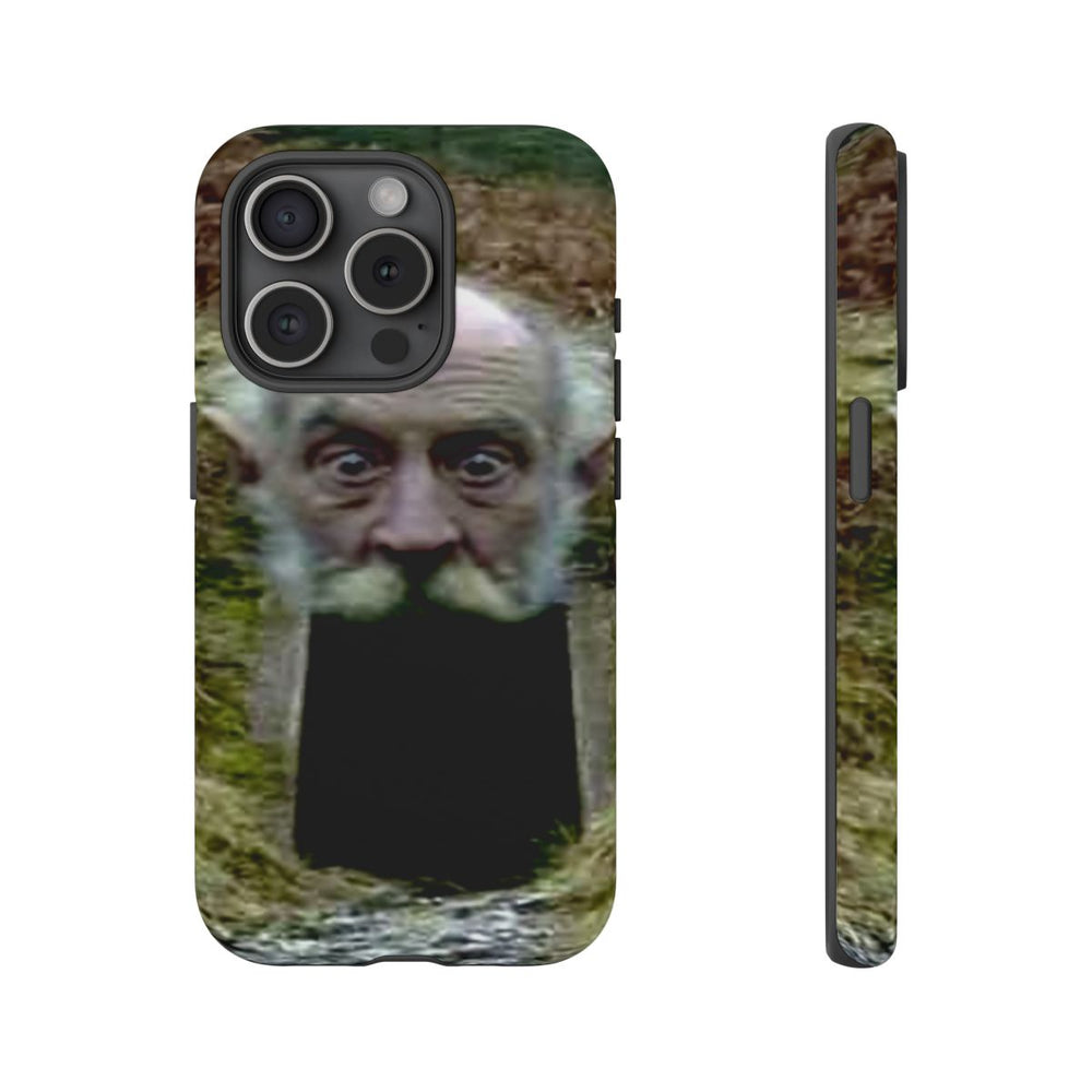 Surrealistische Reuzenhoofd-Toegang in de Natuur