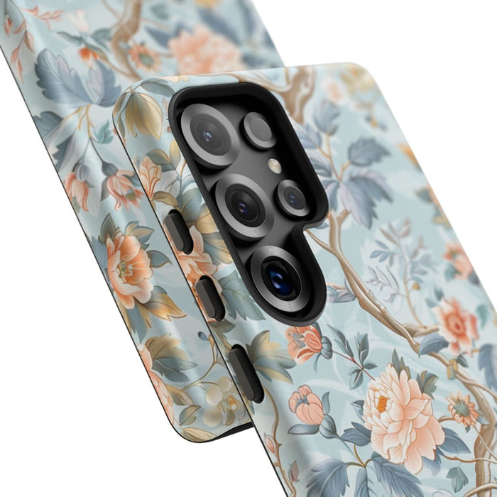 Pastel Chinoiserie Bloemenpatroon