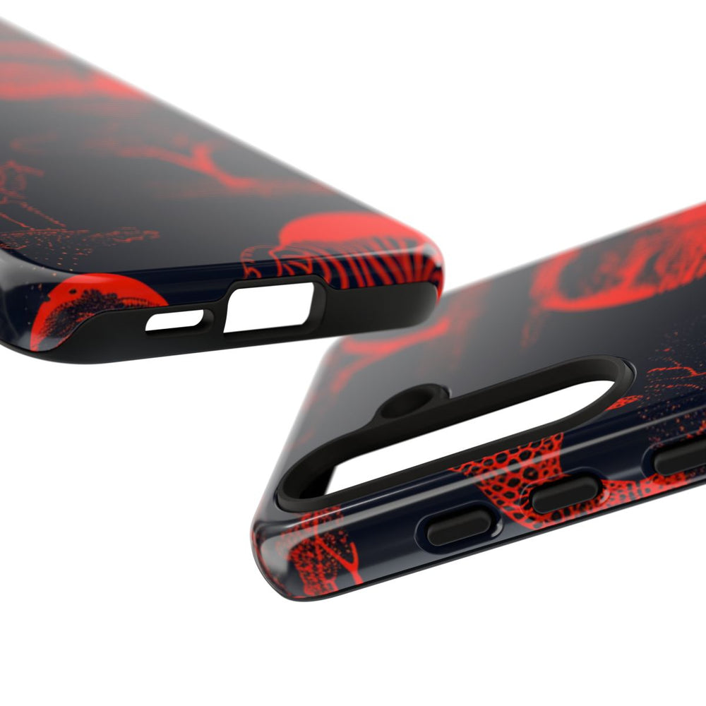 Rood Neon Afrikaans Dierenpatroon