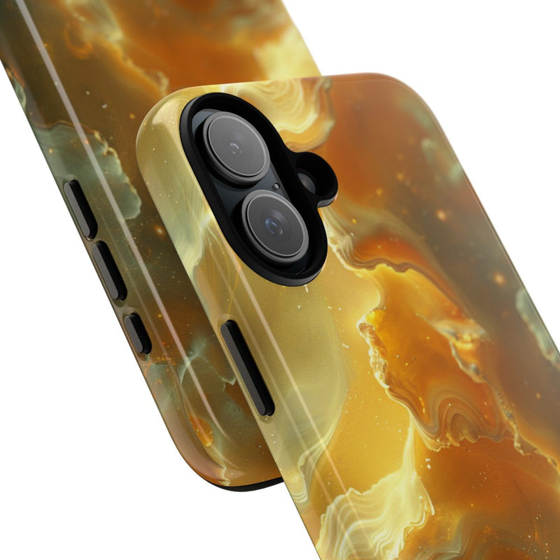 Gouden Nebula Abstract Design