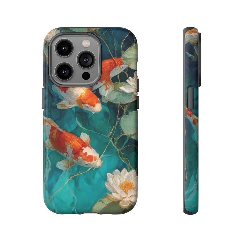 Kleurrijke Koi en Waterlelies