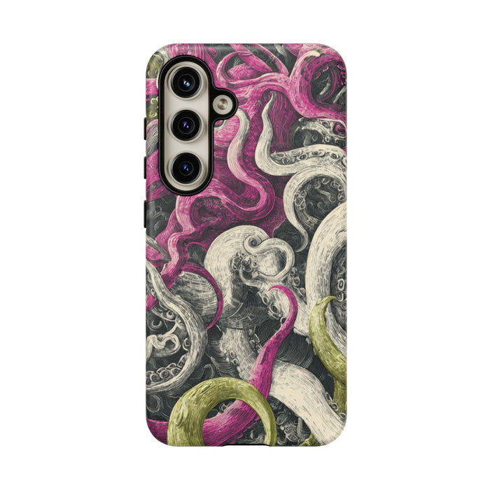Gedetailleerd Tentakelpatroon met Wervelende Swirls