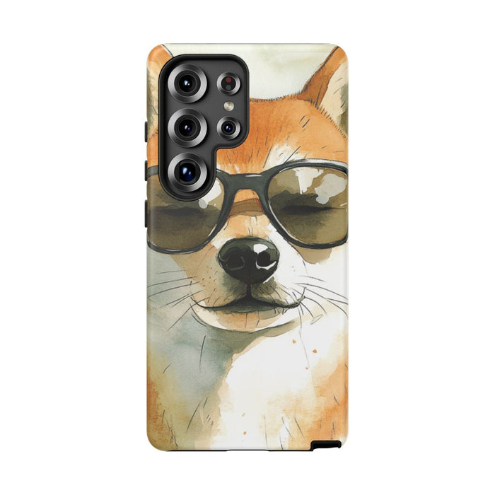 Stoere Shiba Inu met Zonnebril