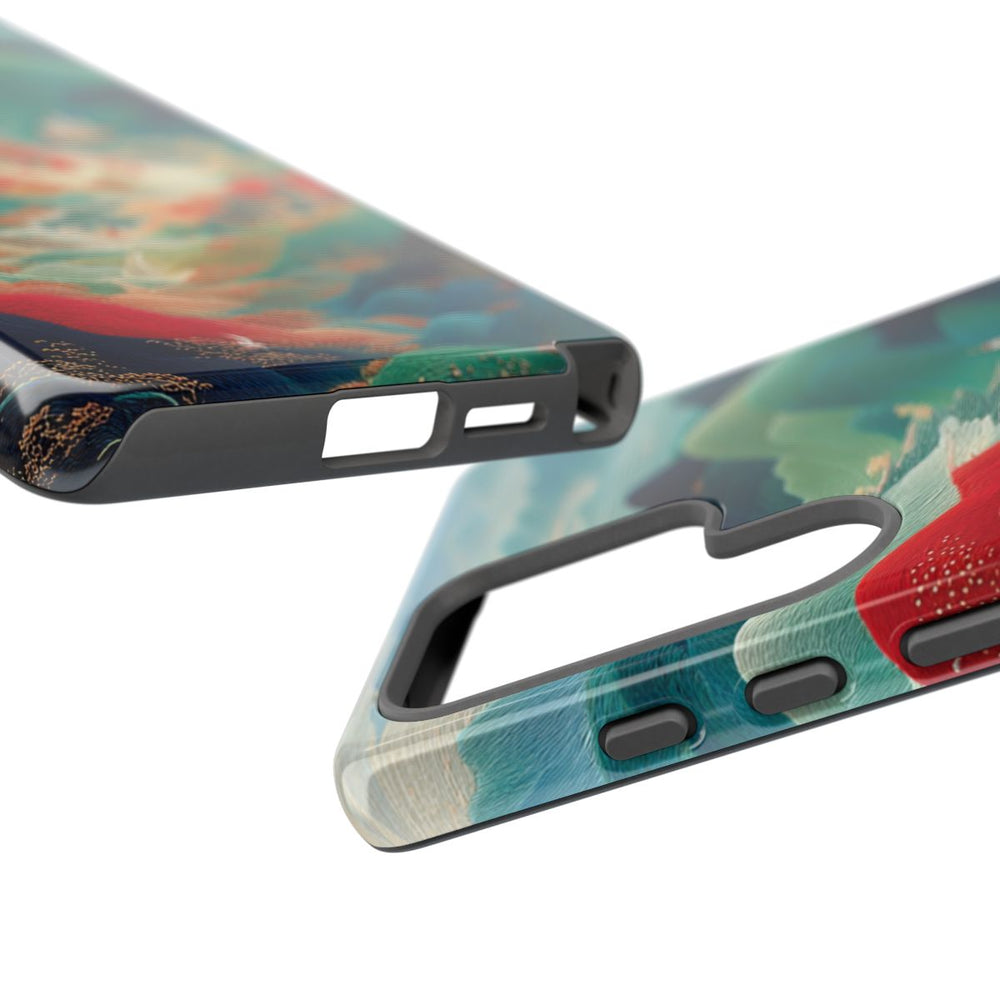 Kleurrijk Berglandschap met Illustratie