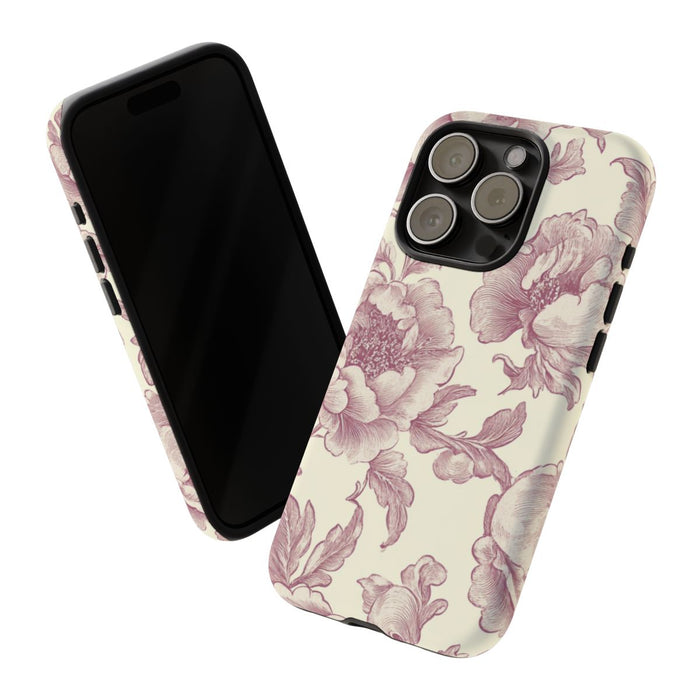 Elegante Victoriaanse Bloemenprint