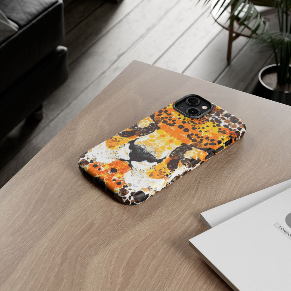 Abstracte Cheetah Kop Patroon