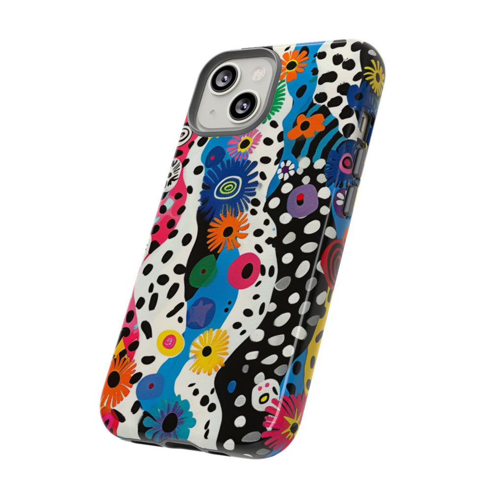 Kleurrijk Abstract Bloemen-Zebra Patroon